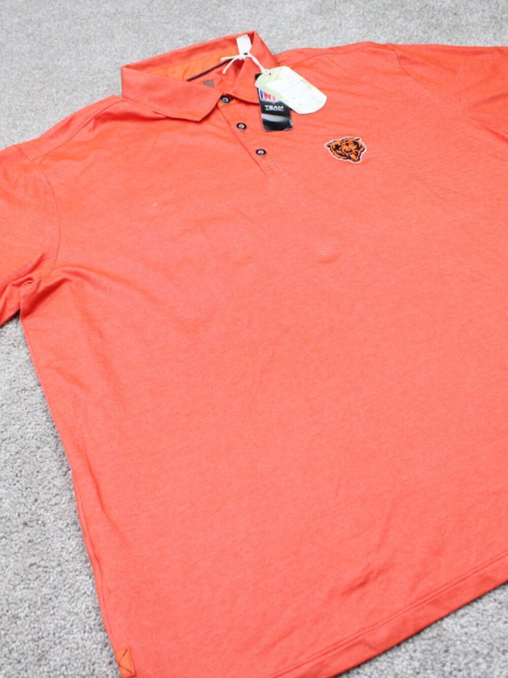 Tommy Bahama Chicago Bears Polo Shirt NWT Mens 2XL XXL Orange Short Sleeve - Picture 6 of 11